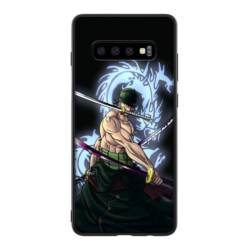 GX165 One Piece Roronoa Zoro Silicone Soft Case para Samsung S6 S7 Edge S8 S9 S10 S10E S20 Fe S21 S21s S30 Ultra Plus Lite