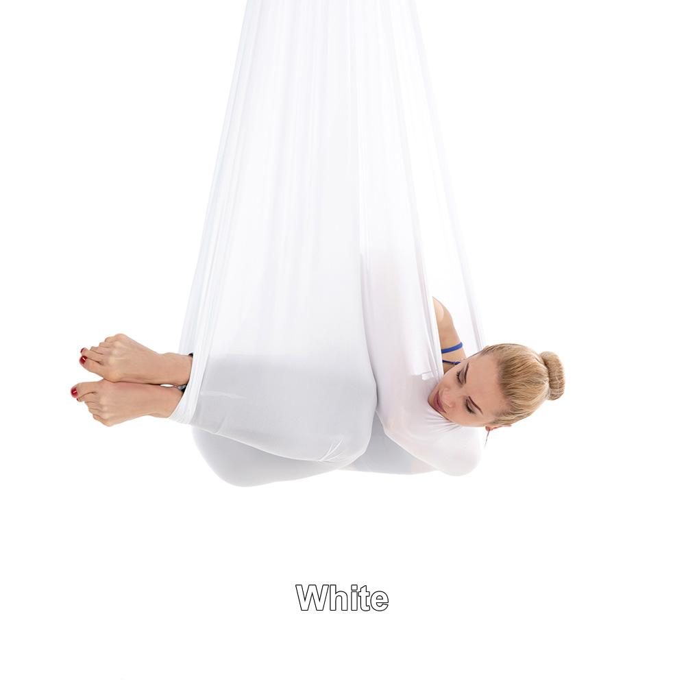 5.5 Yards Aerial Yoga Hammock Fabric Pilates Yoga Anti-Gravity Flying Swing for Indoor Fitness Bodybuilding (5mx2.8m)