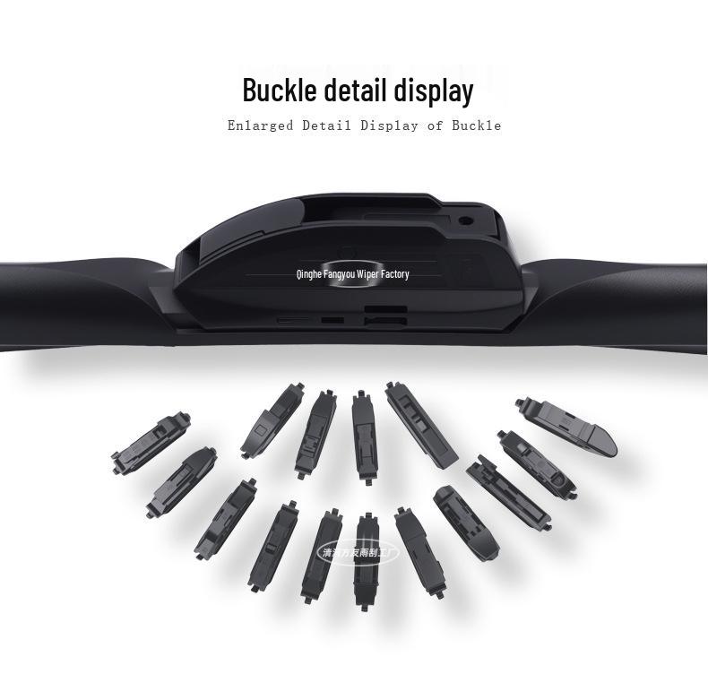 Sihao E10X Three-Section Wiper X8, Fairy PLUS Yao A5 Rubber Strip X6, Boned Q Car Wiper Blade