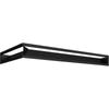 Vent Cover LUFT Corner Right 40x80x9 Black Slim