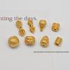 Sterling Silver 24K Gold-Plated Zaki Three-Way Vajra Jewelry DIY Crystal Bracelet & Necklace Material