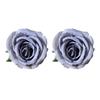 2 Pcs Realistic Artificial Rose Flower Heads Faux Silk No Stem Rose Heads for DIY Crafts Wedding Baby Shower Centerpiece