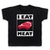 I Eat Meat Funny Bbq Slogan Meateater Comedy Barbeque Kids Childs T-Shirt