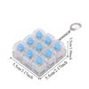 Clear Clicker LED Keyboard Key Toy Colorful Keycap Button Finger Clicker Toys  Anti-Stress