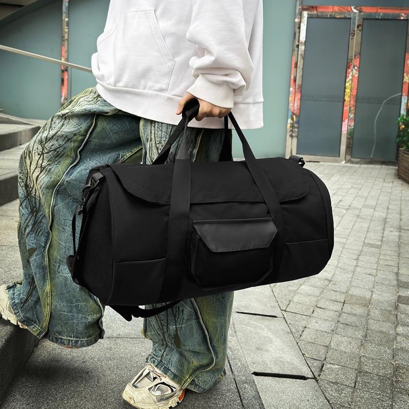 Large-capacity wet and dry separation travel bag Men's and women's portable fitness bag Short business trip Lightweight sports bag Travel bag