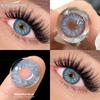 1 Pair Color Contact Lenses for Eyes Natural Blue Contacts Lenses Green Eye Beautiful Pupil Yearly Cosmetic Eye Makeup