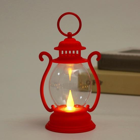 Retro LED Elektronische Kaarslamp Langdurig Veilig Milieuvriendelijk Decoratieve Cadeau Lantaarn met Eenvoudige Batterijvervanging