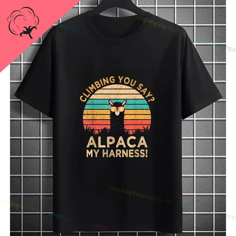 Rock Climbing Climber Bouldering Graphic Design Tshirt Pure Cotton Casual Shortsleev Outdoor Clothing Unisex Clothse