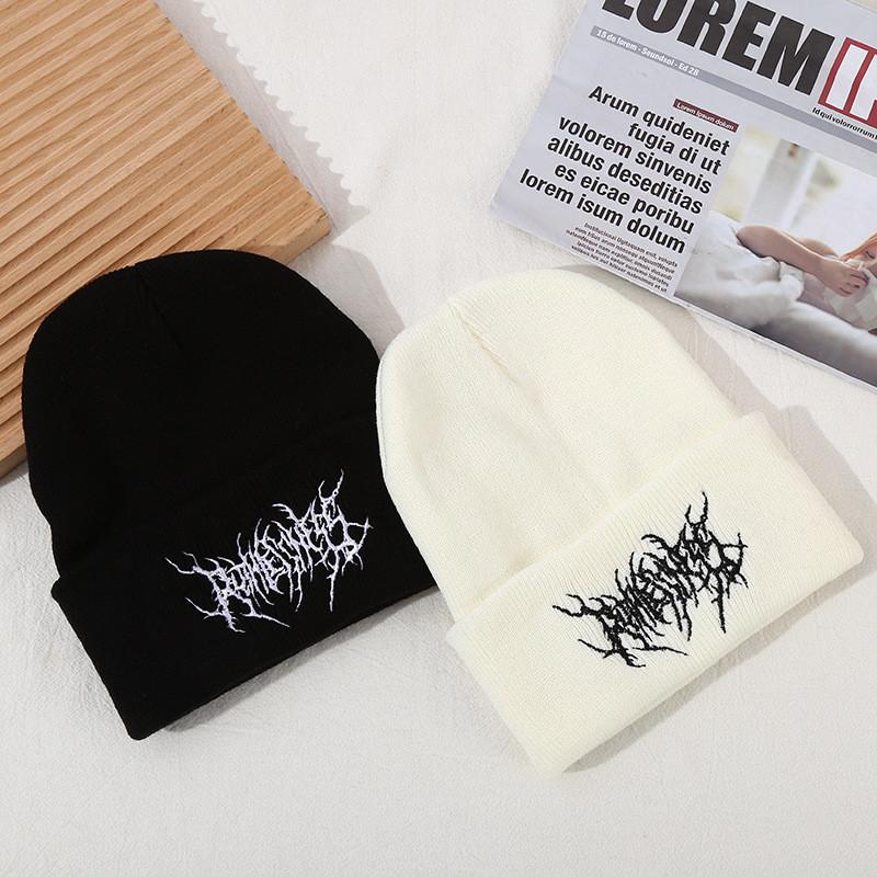 Pure Color Knit Cap With No Brim For Cold Weather Casual Wear