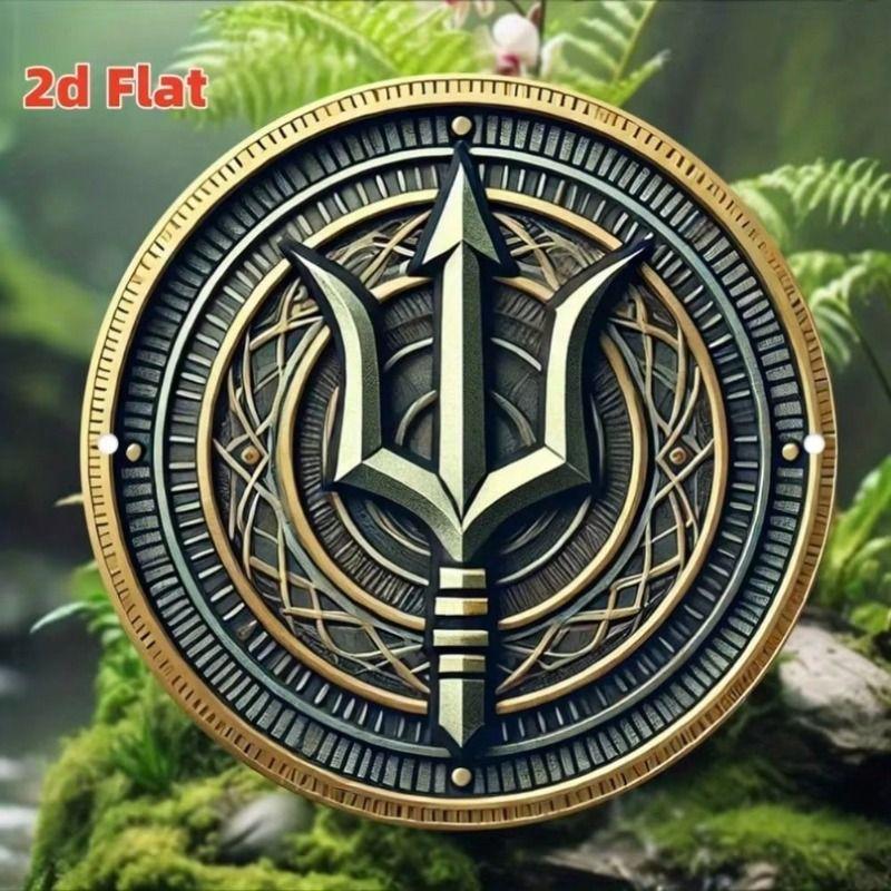 Decorative Metal Wall Art Sign Tin Painting 20x20 Cm