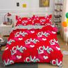 3D Printed I Love You Crown Duvet Cover Couple Bedding Set Double Twin Full Queen King Size for Adult Kids