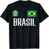 Tricou pentru Bărbați, Femei, Copii, Fan Fotbal Brazilia