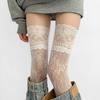 Knee-high Lace Lolita High-tube Sweet Long Tube Socks White Edging Long Tube Half Leg Vintage JK Style Women's Stockings