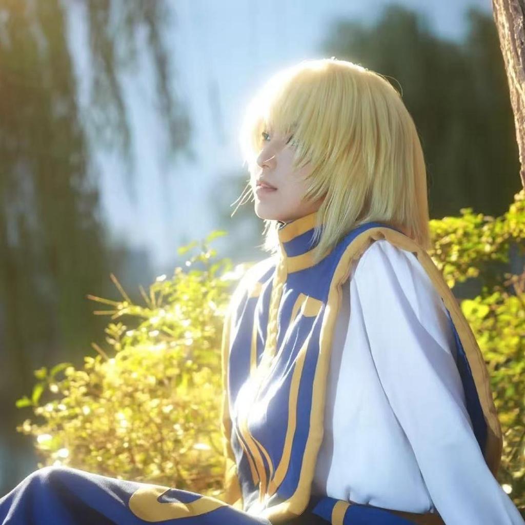 Hunter x Hunter Kurapika Urteils-Ketten Cosplay & Halloween Kostüm Armband & Perücke