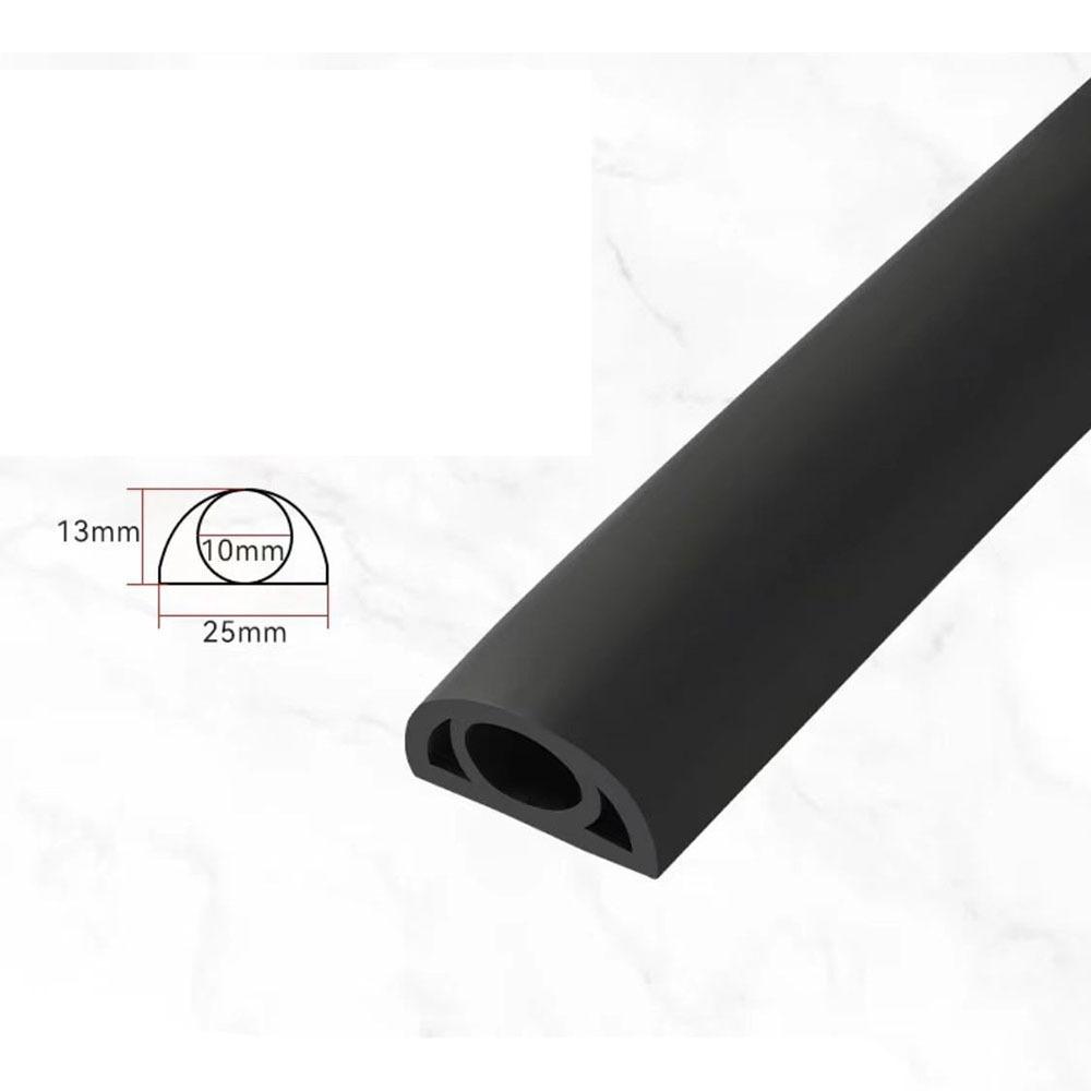 Cable Cover Anti-extrusion Floor Cord Cover Arc 2CM/2.5CM Cord Protector Durable Self-Adhesive Power Cable Protector