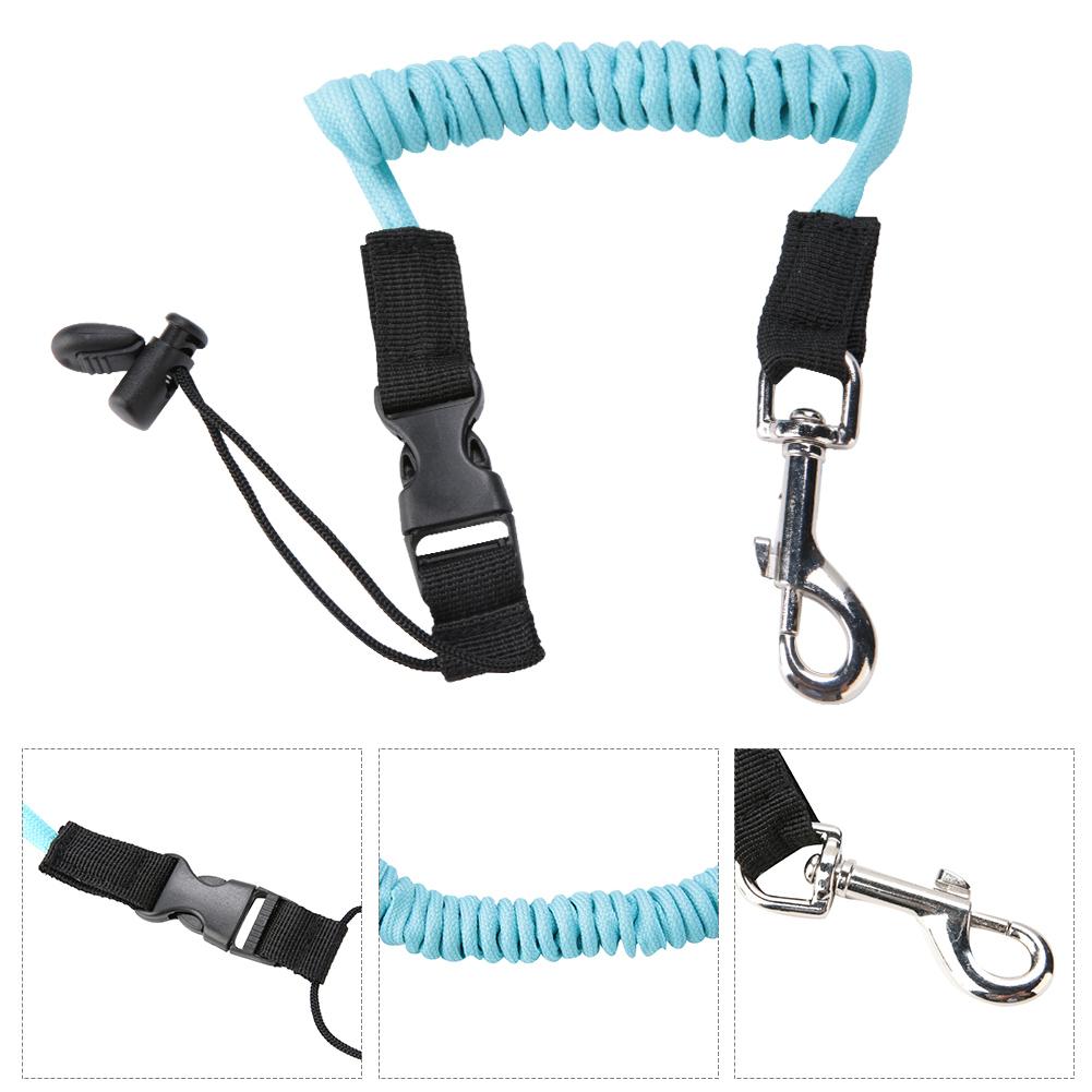 Rowing Boats Kayak Canoe Safety Rod Leash Lanyard for Paddle Surfboard Surfing