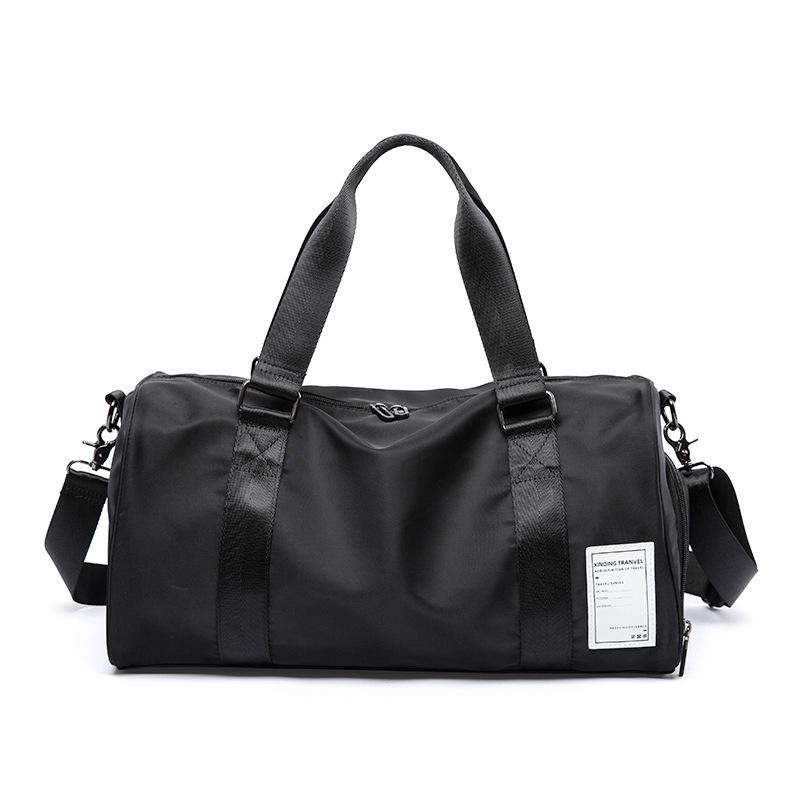 Simple Men's Fitness Bag, Training Bag, Dry-wet Separation, Large-capacity Hand-held Travel Bag, Single-shoulder Crossbody Travel Bag, Men's Bag
