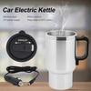 Bollitore Elettrico per Auto 12V Riscaldamento Rapido Tazza Termica Riscaldata da Viaggio Tazza Riscaldante per Veicolo Campeggio