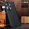 For Honor 200 100 90 80 70 60 Pro Litch Style Genuine Leather Case CD Pattern Full Camera Lens Protection Matte Soft TPU Cover