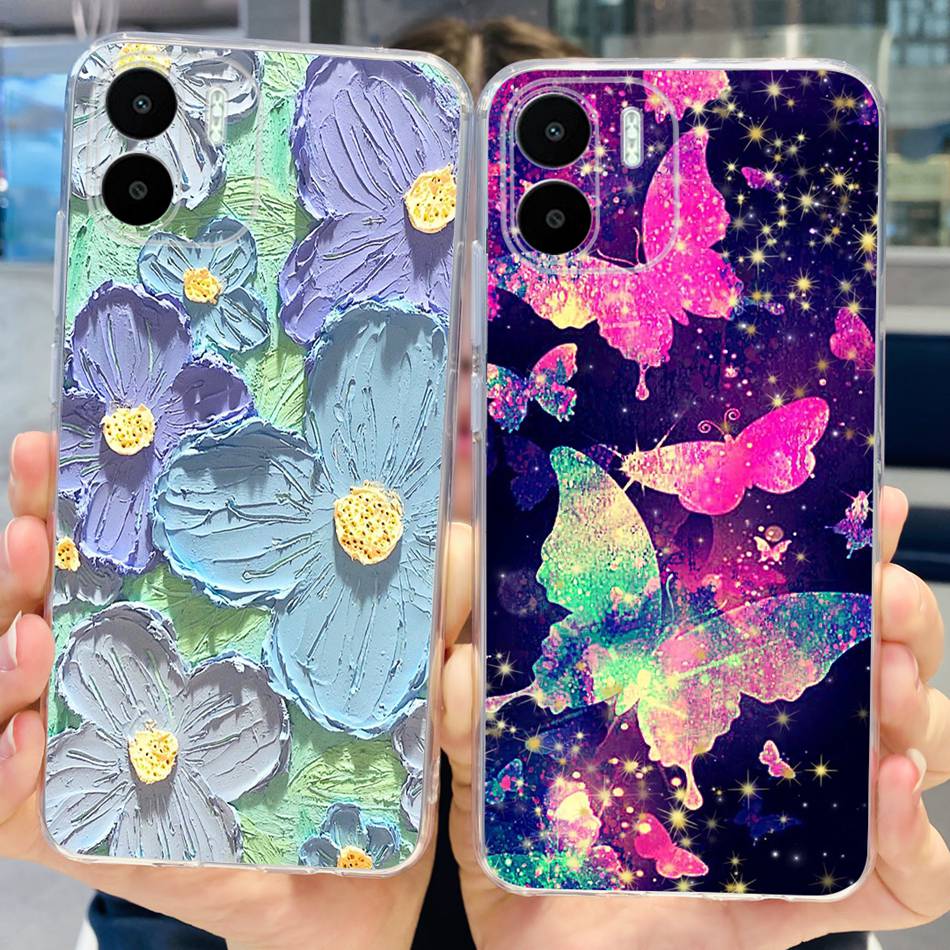 Pour Xiaomi Redmi A1 A1+ 2022 Étui de téléphone peint mignon Pour Redmi A1 Plus RedmiA1 A 1 A1+ Étuis souples en silicone TPU