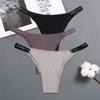 FINETOO 3PCS/Set Women's Lingerie Panties Cotton Gstring Female Underpants Sexy Letter Panties Thong Pantys Underwear Intimates