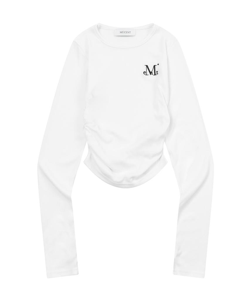 Mucent Deli Crop Shirring Tee (3 Colors)
