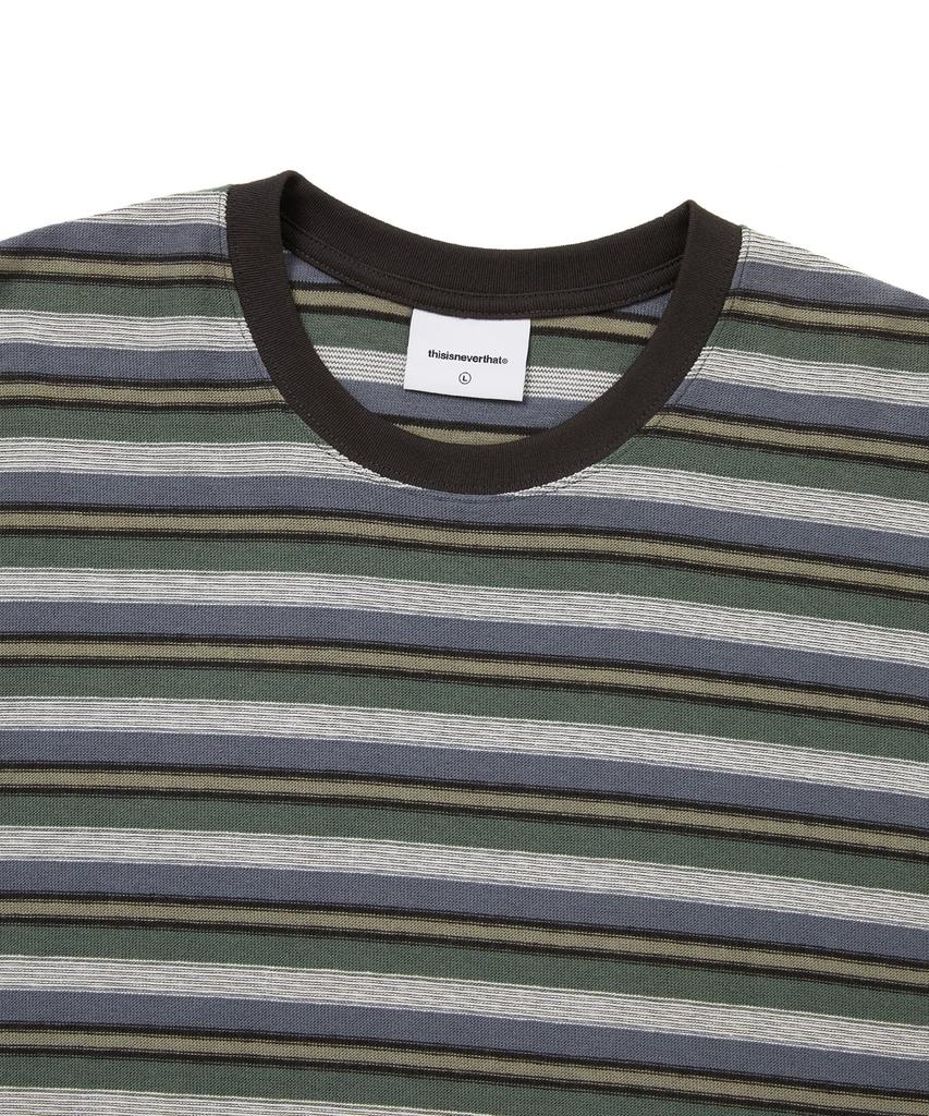 THISISNEVERTHAT Inside Out Striped Tee Ivory