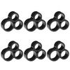 Door Edges Guards Soft Bumper Rings Prevent Slamming Noises Protect Wall Furniture for Bathrooms Window