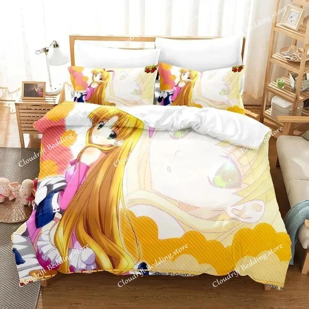 New Kawaii High School DxD Bedding Set Single Twin Full Queen King Size Bed Set Adult Kid Bedroom Duvet cover Sets Anime Bed