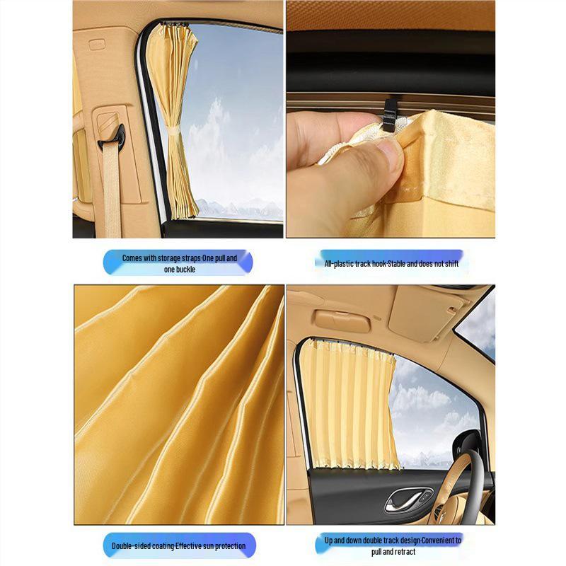 Wuling 730 Car Window Curtains: Double Track Heat Insulation and Sunshade Protection.