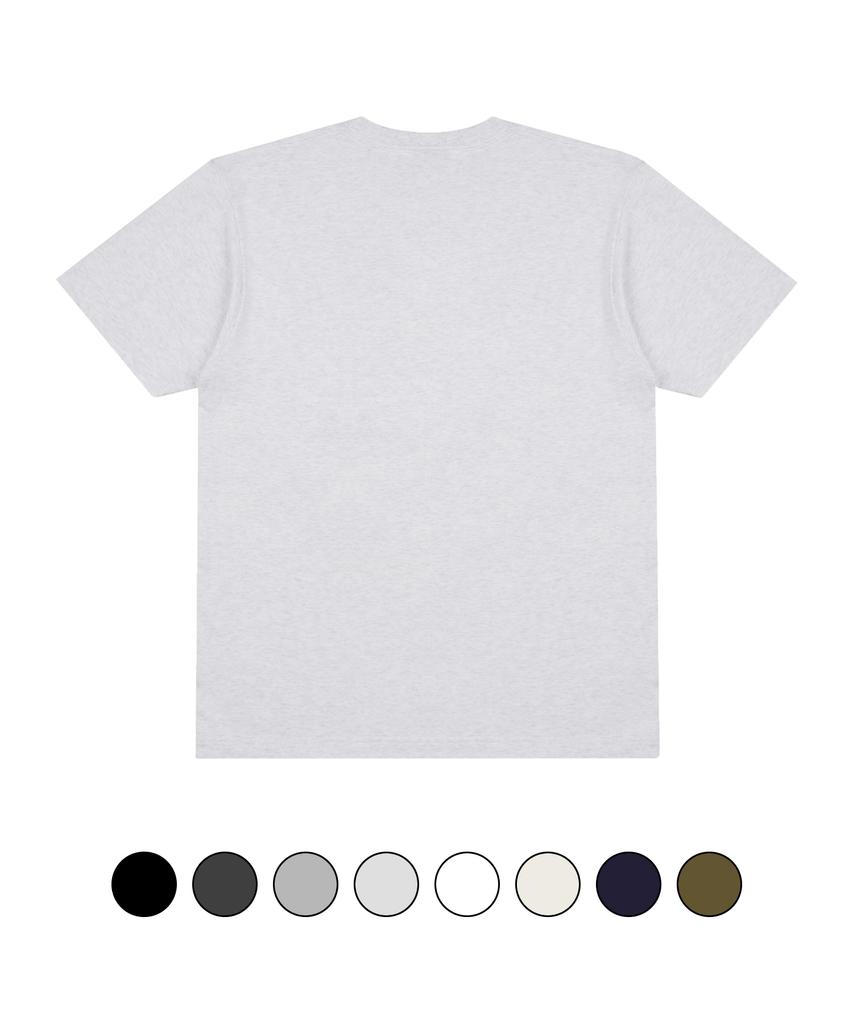 CREAM SODA LAB Basic Semi-Overfit Short Sleeve T-Shirt (Type A)
