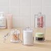 Acrylic Makeup Organizer Cotton Swabs Container Cosmetic Makeup Cotton Pad Organizer Jewelry Storage Box(Empty Box)