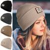 1pc, Solid Color Men's and Women's Elastic Autumn and Winter Warm Knit Hat, Suitable for Autumn and Winter Outdoors, Cycling, Sports, Skiing