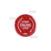 For Lexus LX Car Engine Start Stop Button Cover Real Carbon Fiber Sticker 2016 2017