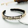 Full Rhinestone Headband For Women Colorful Sparkling Crystal Hairband Wide Padded Statement Headwear Hair Accessories