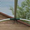 Galvanised Steel Fruit Cage, Plant Protection Tent with Zipped Door, 1.2 X 1.2 X 1.9m, Black