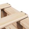 Solid Wood Bed Frame Without Mattress 140x190 Cm Pine Wood