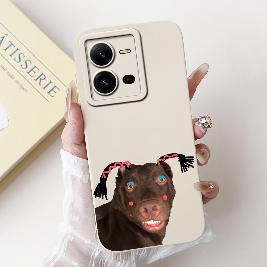For Vivo V25 5G Case Vivo V25e V2201 V2202 Cute Dog Cartoon Cover Shockproof Phone Case For Vivo V25e V 25 e VivoV25 Soft Fundas