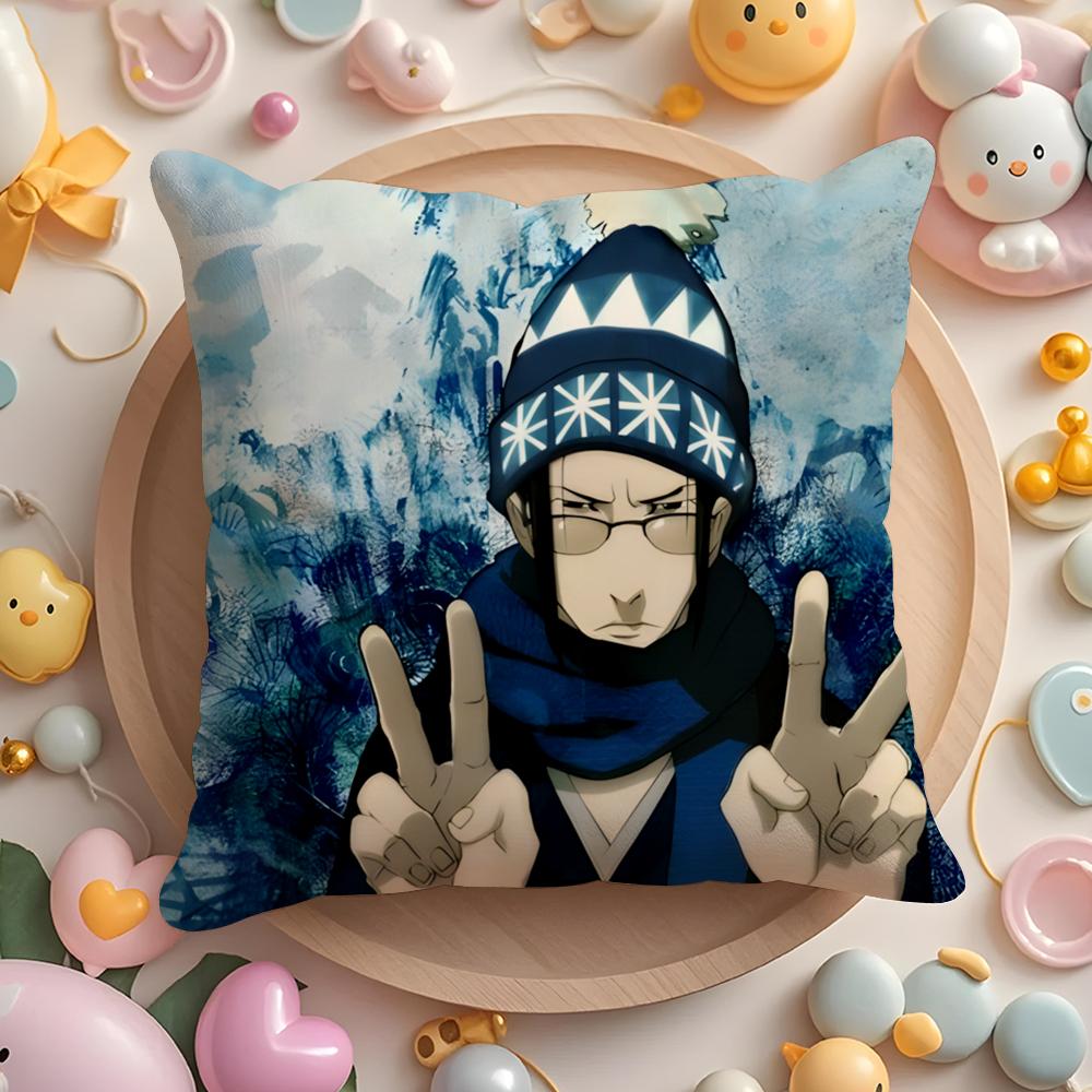 S-Samurai C-Champloo Anime Cushion Cover Home & Car Multi-Scene Pillow Cover - Reversible, Soft & Durable for Daily Use