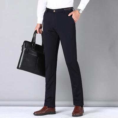 Μόδα Ανδρικό Παντελόνι Κλασικό Business Plus Size Casual ίσιο παντελόνι Παντελόνι