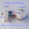 DC 3V-7.4V 5V 12 ot/min Nízka rýchlosť Mini 300 Prevodový motor Mikro 32mm Plastová prevodovka Znižovací motor Prevodovka pre DIY javiskové svetlá Model hračky