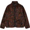FW24 Jebson Sweat Jacket Soft Comfortable Leopard Print Stand Collar Zipper Long Sleeve Drop Shoulder Fleece Jacket CHXJKI032321N