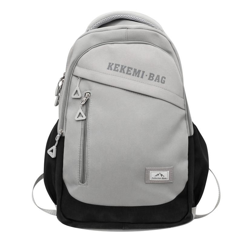 Neue Nylon-Mittelschul-Schülertasche Junior-High-School-Rucksack große Kapazität für Jungen und Mädchen Paare Rucksack High-School-Reiserucksack