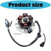 High Performances Ignition Coil Stator Steel Construction Bike Stator for 140CC 150CC 160CC Motorcycle Engines
