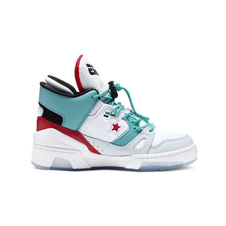 Converse ERX-260 Mid PS Weiß Turbo Grün Kinder Sneaker Emaille-Rot 265218C