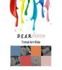 Cartoon Bear Jacquard Linen Car Seat Cushion - Breathable, Universal Fit