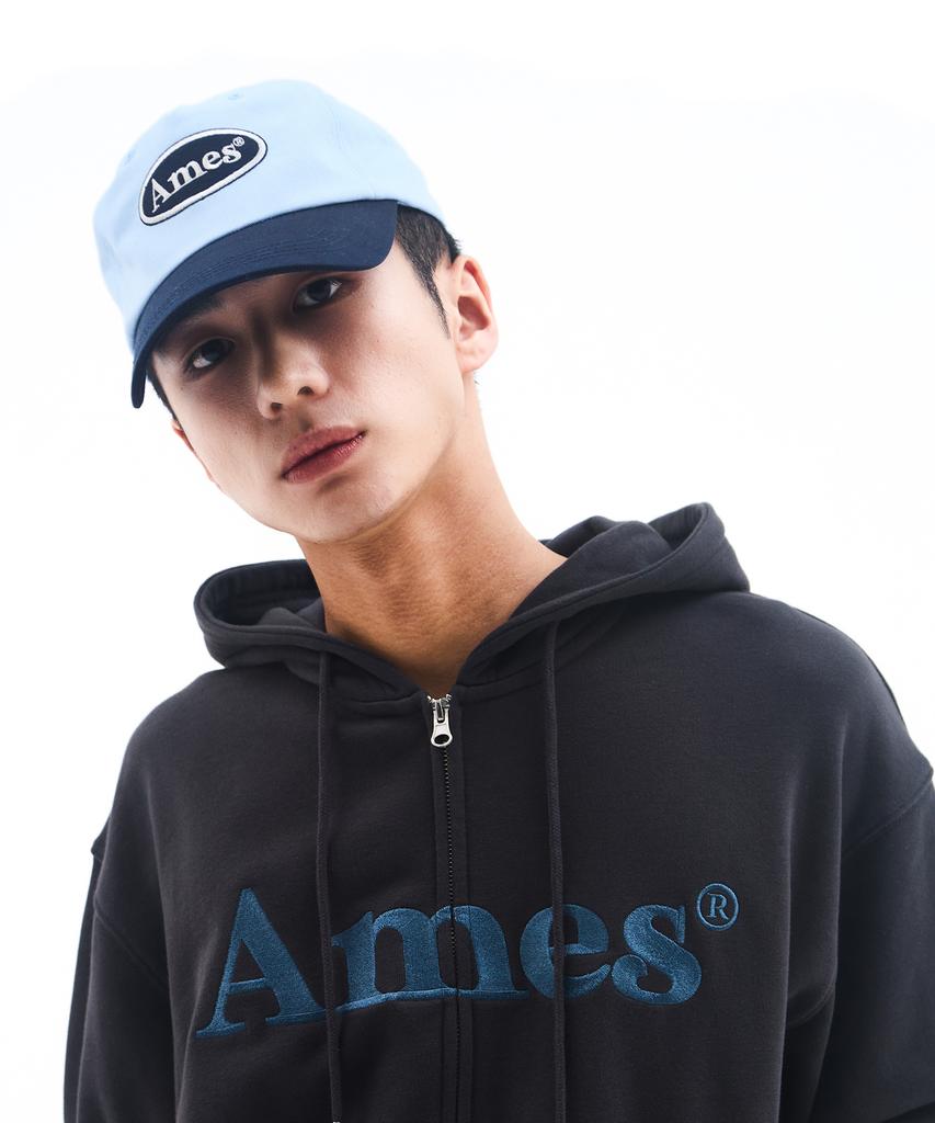 AMES-WORLDWIDE Symbol Logo Twotone Ball Cap Blue