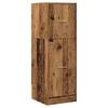 Apothecary Cabinet with Antique Wood Look 40 X 41 X 118 Cm Particleboard