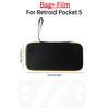 Protable Carrying Case For Retroid Pocket 5 Game Console Storage Bag Case Or Tempered Glass Film Game Accessories Protective Bag