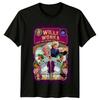 Willy Wonka the Chocolate Factory (1971) Movie Poster Inspired 100% Cotton T-shirt Mens Tees Top Retro